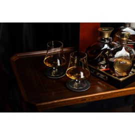 GLASSIQUE CADEAU 15 oz Medium Brandy, Cognac, and Armagnac Snifter Glasses | Set of 2 | Crystal Sniffer Bowls with Short Stem | Elegant Drinking and Tasting Glassware for Liquor and Spirits