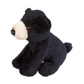 Ravensden Suma Collection Plush Soft Toy Mini Black Bear Soft Plush Toy 13 cm