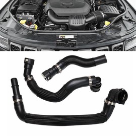 68199254AB Heater Hose Kit Compatible with Jeep Cherokee 2014-2018 Compatible with Chrysler 200 2015-2017 Heater Hose Connector Replaces 68199254AA 68104972AA 52014624AA 68192082AA