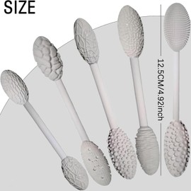 5PCS Clay Texture Tools Clay Carving Texture Set Oval Pattern Rollers Kit for Ceramics, Modeling Rolling Rod for Beginners Prof Clay Lover (5PCS)