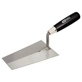 KS Tools 144.0125 Gauging trowel, square edged, 240mm, with wood handle