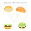Kids Reading Light Hamburger Style Flexible Gooseneck USB Charge Soft