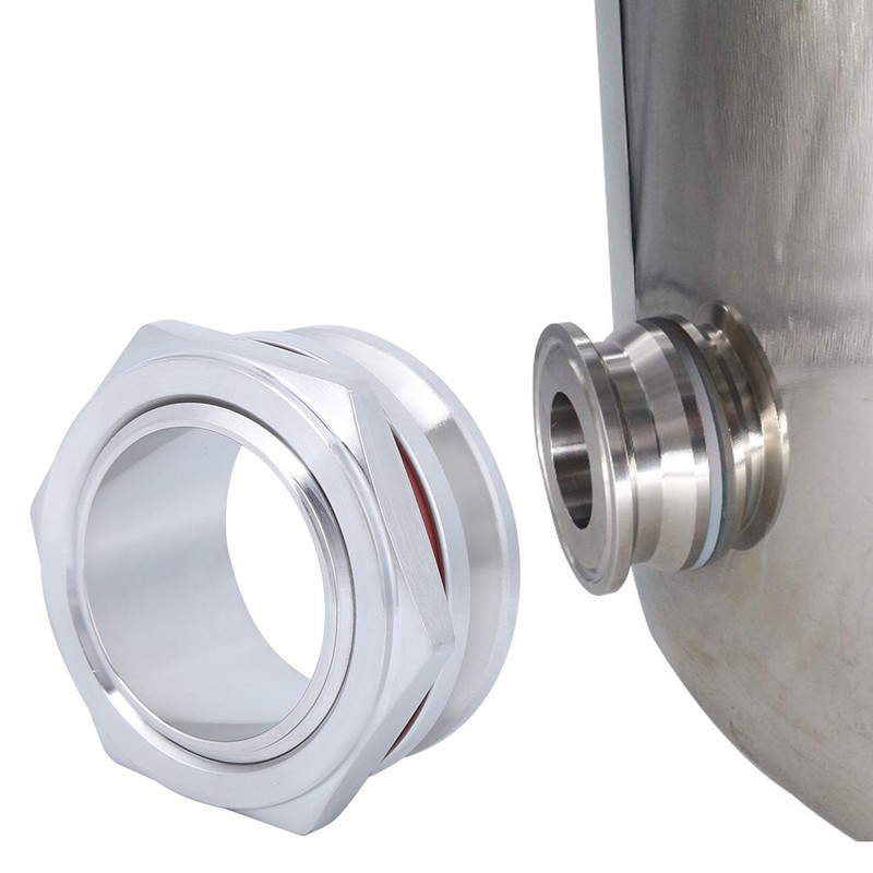 304 Stainless Steel Homemade Beer Brewing Kettle Bulkhead Accessory Compression