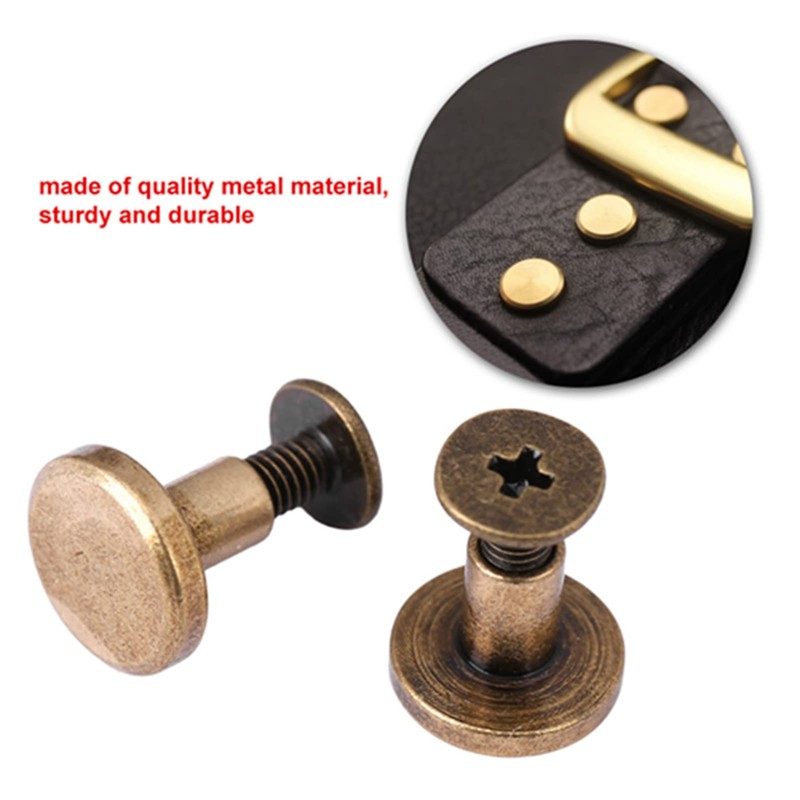 20 Screws with Thread Copper 5 mm / 6.5 mm