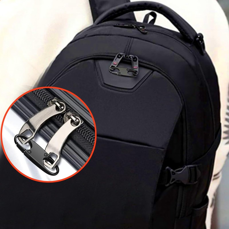 Zipper Clip Theft Deterrent,Double Opening Zipper Pull Replacement,Detachable Zipper Connectors