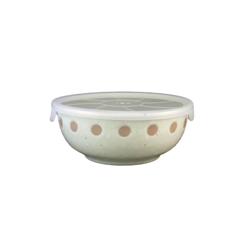 Dot Pattern (White) Non Wrap Vase Large AM – DT004