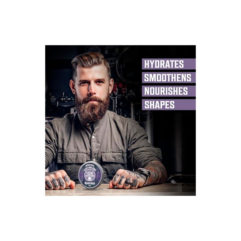 Viking Revolution - Bálsamo para barba con aroma a salvia