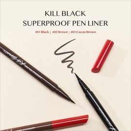 CLIO PROFESSIONAL CLIO Waterproof Pen Liquid Eye Liner, Precision Tip, Long Lasting, Smudge-Resistant, High-Intensity Color (001 BLACK (NEW))