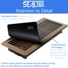 SEAL360 Magnetic Floor Vent Covers (3-Pack), Pocket for Complete Seal,