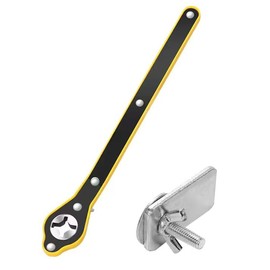 Nicear Jack for Car Ratchet Wrench for Car Car Tire Wheel Jack Wrench with Universal Adapter 360° Swivel Scissor Lift Speed Handle Wrench for Travel Truck SUV