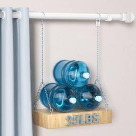 Curtain Rods for Windows 32-46 inch, 5/8 inch White Curtain Rod with Brackets Adjustable by Splicing for Bedroom Kitchen Study Living Room