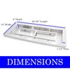 Bluegrass Living BFP24RK Stainless Steel Drop-in Burner Pan for Liquid
