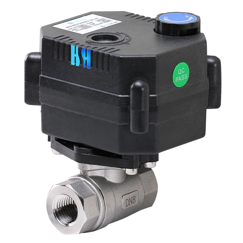 HSH-Flo 1/4 inch DN8 NPT 2 Way 12VDC 24VAC/DC Stainless