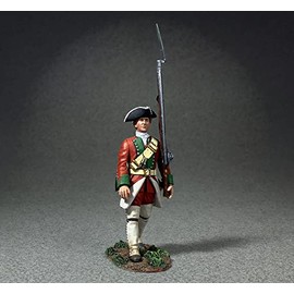 W. Britain Jack Tars & Leathernecks 13060 British Gooch's American Regiment Marines 1742 1:30 Scale Metal