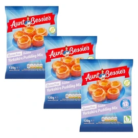 Aunt Bessie Gluten-Free Yorkshire Pudding Mix 120g (Pack of 3)