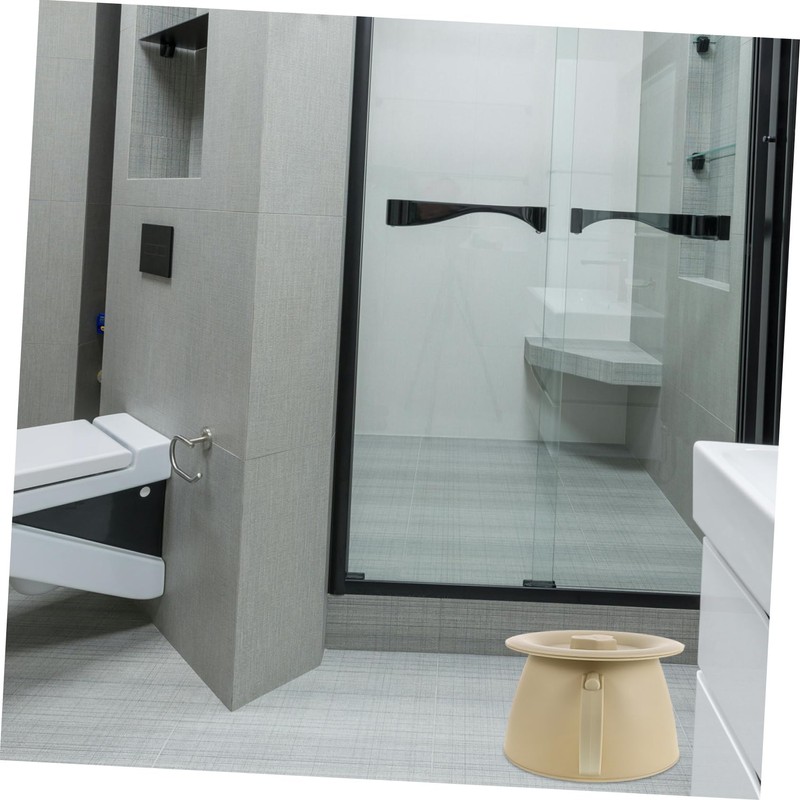 Ipetboom Sturdy Plastic Bedpan with Cover Urinal for Disabled Bedridden