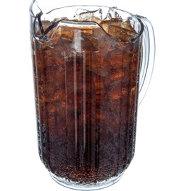 Carlisle FoodService Products Plastic Pitcher, 48 Ounces, Clear (Pack of 6)