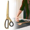 Simplified Golden Scissors, Golden Scissors, Beautiful Beautiful Colour, Unique Gold