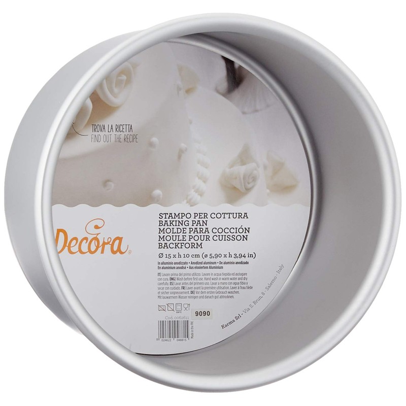 PROFESSIONAL ROUND MOULD MADE FROM ANODISED ALUMINIUM DIAMETER 15 X