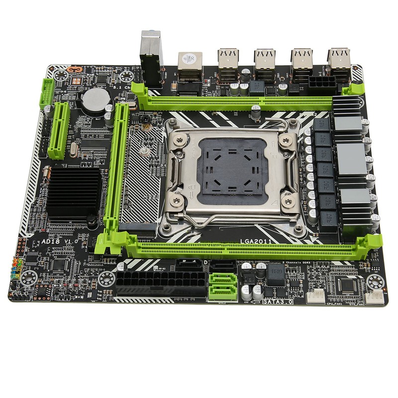 X79D 2.0 Computer Motherboard LGA2011 M.2 NVM Micro ATX Gaming