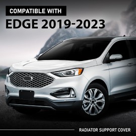 LQI Radiator Support Cover Compatible with Ford Edge & Edge ST 2019-2023 22831TFWP Black