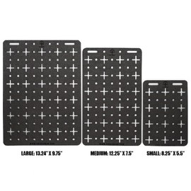 NEOMAG Plus Up Panel – Made in America | EDC Panel Organizer Kit with Locks, Cord & Hook & Loop Wrap | Compatible EDC Systems (Small)