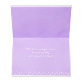 Papyrus Birthday Card for Girl (Sweet, Fun, and Sparkly)