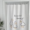 Door Curtain Cute Decorative Cartoon Doorway Divider Cloth for Bedroom