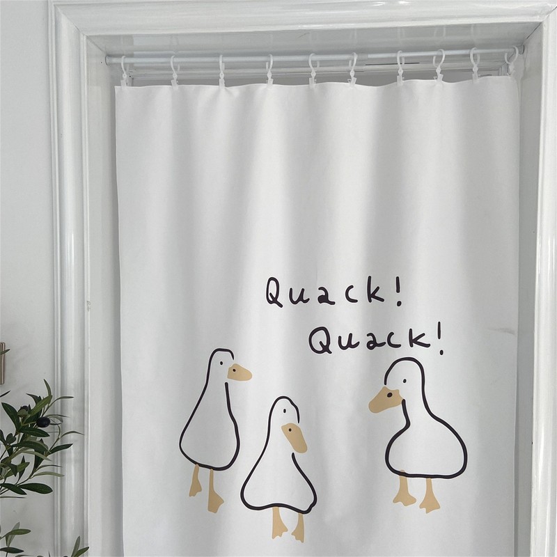 Door Curtain Cute Decorative Cartoon Doorway Divider Cloth for Bedroom