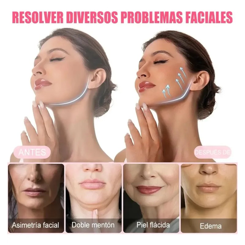 Mentonera Faja Forma V Reductores De Papada Y Arruga Facial