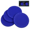Car Coasters, Wisdompro 4 Pack PVC Car Cup Holder Insert
