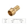 sourcing map Pack of 5 Brass Hose Nozzle, Brass Hose