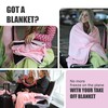 Take OFF Luggage - Compact Travel Blanket and Pillow, Super