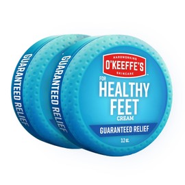 O'Keeffe's - Crema para pies Healthy Feet, tarro de 3.2 onzas (paquete de 2)