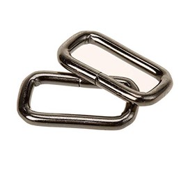 COTOWIN 1" Rectangle Buckle Ring,Pack of 20 (Gunmetal)