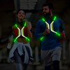 Safety Vest Night Luminous Sports Vest - Adjustable Lightweight Safety