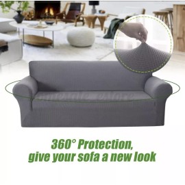 Unbranded Seimirity Stretch Sofa Slipcover 3/4 Seat Couch Cover Furniture Protector USA