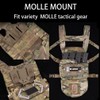 Tactical Airsoft Gear, MOLLE Vest Phone Holder,Universal Chest Phone Board