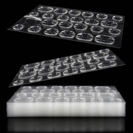 50 Hojas de Pegatinas Adhesivas para Uñas, Tiras Adhesivas Finas para Uñas, Duraderas, de Doble Cara, Impermeables, Transparentes, Transpirables, Pegatinas Adhesivas para Uñas,