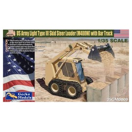 Gecko Models 35GM0009 1/35 US A.L.Type III Skid Steer Ldr.(M400W) with Bar Track Model Making