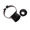 Floplast Soil Pipe Black Strap Boss with 36mm Solvent Boss
