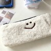 YINKE Pencil Case, Plush, Pencil Case, Zip Pen Case, Stylish