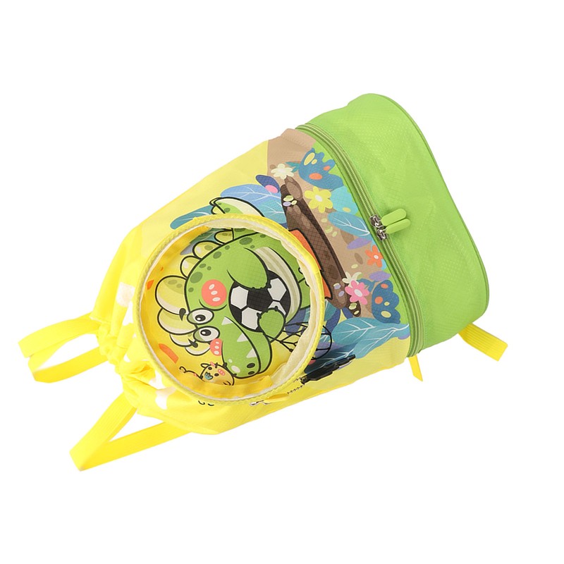 Funny Cute Cartoon Drawstring Backpack Bag Portable Kids Sports Backpack