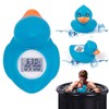 Ice Bath Thermometer & Timer, 100% Waterproof, Floating Water Thermometer