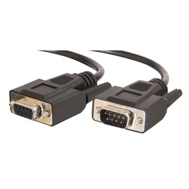 C2G 81377C2G 2M DB9 Male to DB9 Female RS232 Computer Monitor Cable, Black