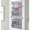 24 Mesh Pockets Over The Door Shoe Organizer Hanging Closet