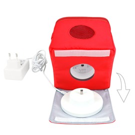 Bag for Tonies Characters and Toniebox, Red Tote Bag for Tonies Figurines, Soft Carry Case for Creative Tonies, Storage Bag for Kids Audio Player