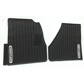 Freightliner Cascadia Rubber All-Weather OEM Floor Mats W/Logo fits 2018-2019 -2 Pc Fronts