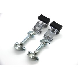 Compatible with Toyota Land Cruiser Fj40 Fj45 Bj40 Bj42 Hj45 Hood Latch Set (4) pieces Chromed Steel