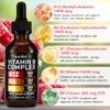 Vitamin B12 Liquid Drops with B12 5000mcg, B6, B1, Niacin